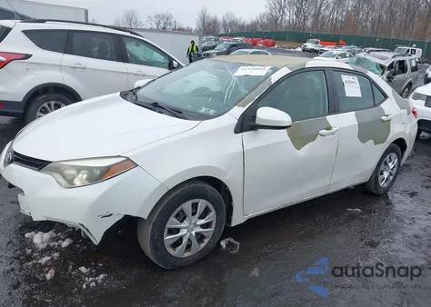 2014 Toyota Corolla Le Eco z USA, uszkodzony, nr VIN 5YFBPRHE5EP074682